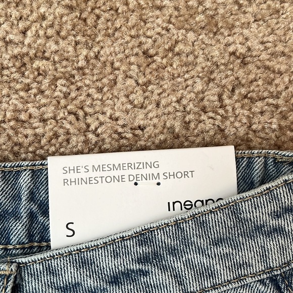 Insane Gene Rhinestone Fringe Cut Off Shorts - Picture 5 of 14